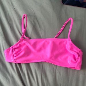 Bright Pink Bikini Top